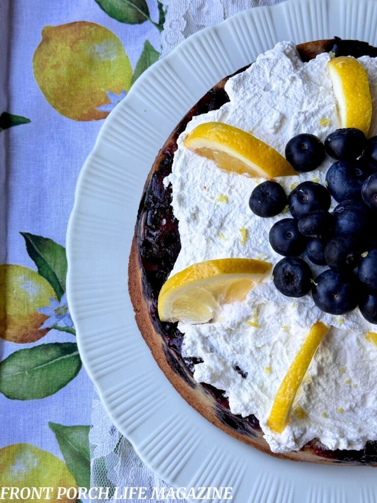 Blueberry Lemon Upside Down Cake