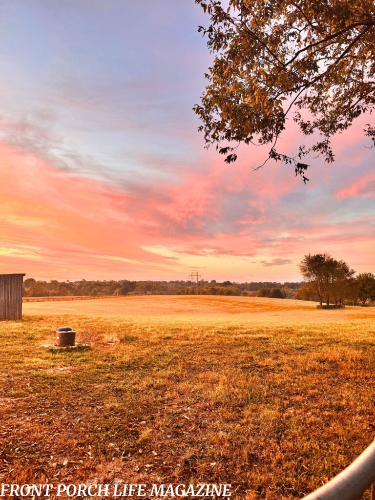 Surnise at Evening Shade Farm