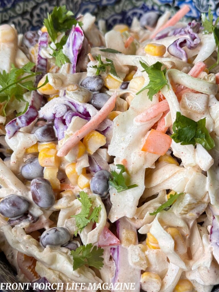 Fiesta coleslaw in a bowl