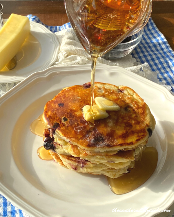homemade buttermilk pancakes